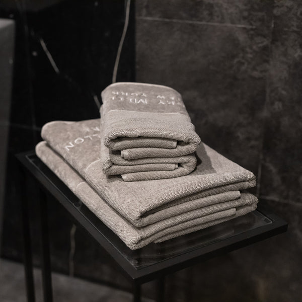 Bath Collection Deluxe | 4er Set | silver grey